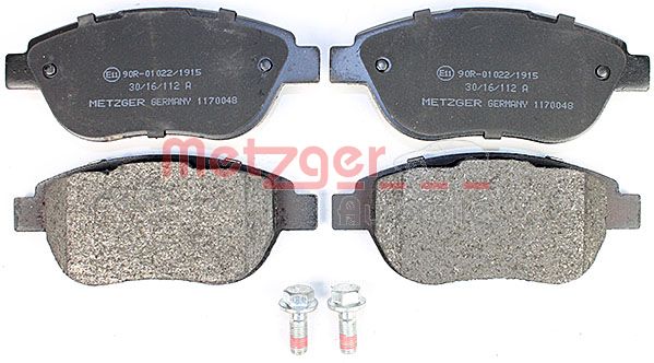 METZGER 1170048 Bremsbelagsatz, Scheibenbremse